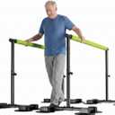 Parallel Bars for Physical Therapy, 6.57Ft, Height Adjustable | Suction cup suitable for smooth surfaces, soft armrests, with 5-level height adjustment, Used for home, sanatorium,as on