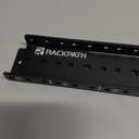 RackPath 20U Vertical Server Rack Rail Pair Kit, DIY Rack Build, 12-24 Screws x80