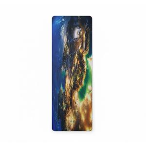Wknoon. Extra Large Gaming Mouse Pad (31.5" x 11.8") with Durable Stitched Edges – The Persian Gulf Midnight Glow, A Topographical Representation of The Middle East and Central Asia XXL Desk Mat