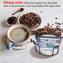 Bar Ceramic Cup Drink Coasters Set of 6 with Holder,Water Absorbent Round Monogram Cute Cool Morden Funny Unique,for Wine Bottle Table Desk Farmhouse Office (Multicolor)