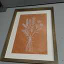 HD Designs Wooden Wall Decor - Orange 12x15.7 in