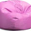 Big Joe Classic Bean Bag Chair, Radiant Orchid Smartmax, Durable Polyester Nylon Blend, 2 feet Round (Single)