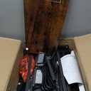 TUTOTAK Small Narrow End Table with Charging Station, Set of 2, Side Table with Outlets, Nightstand with 2 Cloth Drawers, Couch Table, for Living Room, Bedroom, Bedside, Brown TB01BB055