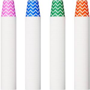 500 Pack 5oz Paper Cups, Multicolor Paper Disposable Cups, Small Mouthwash Cups, Cold Beverage Drinking Cup for Party, Travel and Event (Strip)