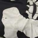 SOMSOC Men Halloween Skeleton Costume Glow in the Dark Adult Skeleton Onesie with Skull Face Cover (Large, Black)