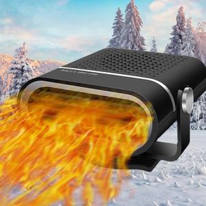 New 2025Portable Car Heater Fast Demisting Defroster, 12V 150W Automobile Heater Can Heat Rapidly in 60 Seconds with Heating & Cooling, Car Fan Windshield Defroster(Black) (LT-Y120)