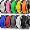JAYO PETG Filament 1.75mm Bundle 11KG, Strong Toughness PETG 3D Printer Filament, Fits for Most FDM 3D Printers (Black, White, Gray, Blue, Red, Green, Orange, Yellow, Pink, Transparent)