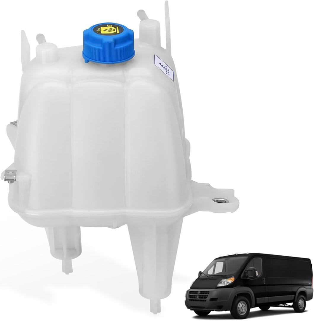 Upgraded 603-832 Engine Coolant Reservoir Compatible with Dodge Ram ProMaster 1500 2500 3500 2014-2021, Pressurized Coolant Recovery Tank Replaces# 52014880AA, 68097622AA