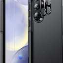 SPIDERCASE Designed for Samsung Galaxy S24 Plus Case, [10 FT Military Grade Drop Protection] Heavy Duty Shockproof Phone Case for Galaxy S24 Plus 6.7 inch, Black