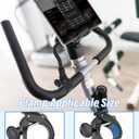 Charchendo Gooseneck Treadmill Tablet Mount, Universal Adjustment Tablet Holder for Elliptical/Spin Bike/Exercise Bike/Indoor Cycle, Compatible with 4-13'' iPad Pro/Air/Mini, iPhones, Galaxy, E-Book