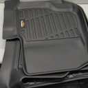 Floor Mats Custom for Chevy/Chevrolet Equinox 2025 Fuel (Non EV) Trunk Mat with Backrest Mat All Weather TPE Rubber Cargo Liner Full Set for Equinox Accessories (Trunk Mat+Backrest Mats+Floor Mats)