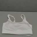 RUNNING GIRL High Impact Sports Bras for Women - Scoop Neck Strappy Sports Bra High Support Moulded Cup Workout Bra (Large)