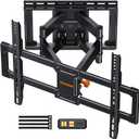 Perlegear UL Listed Full Motion TV Wall Mount for 42-90" TVs up to 132lbs
Heavy Duty TV Mount with Dual Articulating Arms, Tool-Free Smooth Tilt, Swivel, Fits 16" Studs, Max VESA 600x400mm, PGLF8