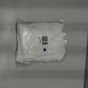 EKOREST Plush Christmas Tree Skirt 36 Inches, Solid White Trees Fluffy Faux Pencil Tree Skirt, Soft Winter Xmas Tree Mat for Home Party Holiday Decorations