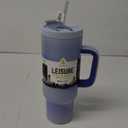 MANNA LEISURE STAINLESS STEEL TUMBLER WITH DUAL LID FUNCTION 40 OZ