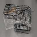 YASONIC Shower Caddy Corner, 3-Pack Adhesive Rustproof Stainless Steel Shower Shelves with Soap Holder, No Drilling Shower Organizer Corner for Dorm, Renters Bathroom, Black