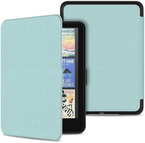 DICEKOO Case for 7" Kinlde Paperwhite 12th Gen & Kindle Colorsoft Signature Edition 1st Gen 2024 Release, PU Leather Cover with Auto Sleep Wake for Kindle Paperwhite Signature Edition - Agave Green, Set Of 3