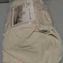 H.VERSAILTEX Armless Accent Chair Covers Thick Velvet Armless Chair Slipcovers High Stretch Chair Covers for Living Room Hotel Machine Washable Furniture Protector with Elastic Bottom, Ivory