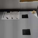 Suidia Bathroom Mirror, 24"x 36" Wall Mirror, Frameless Bathroom Mirror with Beveled Edge for Bedroom, Living Room, Entryway, Hallway, Oval Shape (Nature)