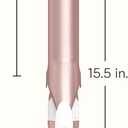 Conair Double Ceramic 1 -Inch Long Barrel Curling Iron, 1-Inch Barrel Creates Loose Curls, Hair Curler for Use on Medium & Long Hair, White/Rose Gold