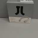 JISULIFE Portable Neck Fan, Hands-Free Bladeless, 5 Speeds, 4000 mAh Battery Operated Wearable Personal Fan, Twistable, Rechargeable, Gift for Women Men-Grey