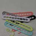 Closet Organizers and Storage,College Dorm Room Essentials,Pack of 6 Multifunctional Organizer Magic Space Saving Hangers with 9 Holes Storage Organization for Wardrobe Closet (Multicolor)