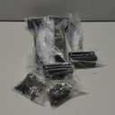 12 Pack - 10 inch Black Hidden L Shelf Bracket (1/5 Inch Thicked) Iron Floating Shelf Brackets Rustic Industrial Metal Brackets for Shelf Support