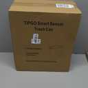 TIPGO 5 Gallon Motion Senor Bathroom Trash Can with Lid, Automatic Garbage Can Touchless, Smart Plastic Waste Basket for Narrow Spaces, Bathroom, Office, Bedroom, Living Room (Black)