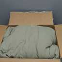 JSD Sage Green Duvet Cover Set Queen Size, 3 Piece Duvet Cover with Pillow Shams, Soft Brushed Microfiber Zipper Closure, Comforter Not Included