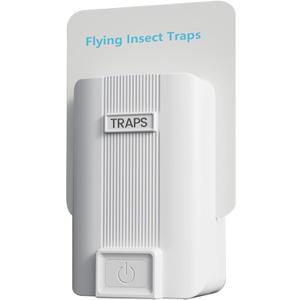 Fly Trap lndoor, 2 Pack Plug-in Insect Trap with 6 Refills, Fruit Fly Trap for Indoors, Gnat Killer for Flies, Mosquitoes, Moths & Other Flying Bugs