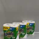 Bounty Paper Towels Quick Size, White, 16 Family Rolls = 40 Regular Rolls (107 sheet (Pack of 16))