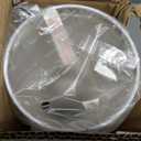 LAMPWELL VIRGO Clip-on Chandelier Lamp Shades,Set of 6,Small Barrel,5.2"4"H5.2",Fabric, Handmade,Traditional Decorative,ONLY FOR CANDLE BULB,Beige