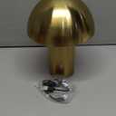 Gold Cordless Table Lamp, LED Rechargeable Battery Operated Desk Lamp, 3-Way Dimming Touch Lamps for Living Room, Small Bedside Nightstand Light for Bedroom