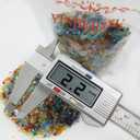 4 x Crushed Glass Glitter, Broken Glass, Shattered Gems Chips for Resin Art Crafts, EpoxyResin Supplies, Geod Paintings, DIY Art Projects, Jewelry Making,1-3mm, 100g/3.5oz (Mixed Colors)