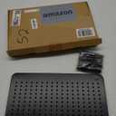 HUANUO Monitor Stand, Monitor Stand Riser 3 Height Adjustable, Monitor Riser with Airflow Vents, Laptop Stand for Desk, Laptop Riser, Desk Organizer for Monitor, 15.6" Laptop, PC, Printer (Black)