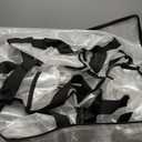 8 Pack Extra Large Heavy Duty Moving Bags, Clear Storage Bins with Lids, Reinforced Handles & Heavy-Duty Zippers Moving Boxes Storage Bags Totes for Clothes Packing, Dorms, College Supplies, Clear