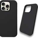Funtacy Silicone Case Compatible with iPhone 16 Models, Microfiber Lining, Shockproof, Slim Fit, Soft Touch, Anti-Slip, Full Body Protection (Black, 16 PRO MAX)