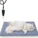 Cat Heating Pad, Heated Cat Bed Indoor, 11 Temp & 25 Timer Settings