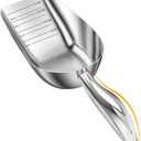 Stainless Steel Cat-Dog Food-Scoop Measuring 1-Cup, Pet Food Scoop with Measuring Lines For Dogs, Cats, And Kitchen Use, Dishwasher Safe