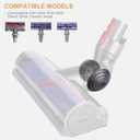 Ball Wheel +Plush Strips +Head Roller Set Compatible with Dyson V6 V7 V8 V10 V11 DC62 Vacuum Cleaner Head Parts 35W 50W Direct Drive Cleaner Accessories