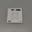 Air Tracker Tag 4 Pack: Bluetooth Item Finder with Apple Find My APP (iOS Only), Item Locator for Keys Finder, Luggage Tracker, Bags Wallets Tracking, IP67 Waterproof Smart Tag (Gray-Black)