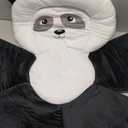 Bathing Mat Panda Modeling Cushion Skid Design for Newborns Comfortable Safe Bath Pad for Stress Bath Easy to Clean