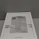 HappyHapi 8x10 Picture Frame Set of 6, 8x10 White Picture Frame Display Pictures 5x7 with Mat or 8x10 Without Mat. Wall Hanging Photo Frame or Tabletop Display Gallery Frame (White)