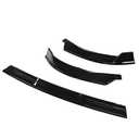 NEESPOC Front Bumper Lip Splitter Spoiler Fit for Mercedes Benz C Class W205 (for AMG Line Model only) 2019-2022 C300/ C43 Accessories Air Chin Body Kit (Gloss Black)