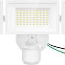 150W Motion Sensor Lights Outdoor for Outside, 15000LM LED Flood Lights Outdoor Wired Dusk to Dawn, Exterior Security Floodlight Fixture Waterproof IP65, Outdoor Lighting for House, Garage (White)