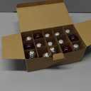 GUILEDUO 15 Pack S14 LED Red String Light Bulbs, Shatterproof 2 Watt Replacement Bulbs for Outdoor String Light, Waterproof Decorative E26 Base Red Filament Edison Christmas Light Bulbs, 120V