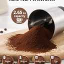 SHARDOR One Touch Coffee Grinder Electric, Spice, Herb, For Coffee Bean Spices and Seeds with 1 Removable Stainless Steel Bowl, Dry Grinder, White