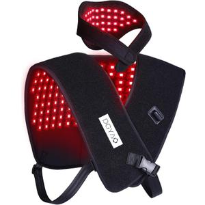 Red Light Therapy for Neck and Shoulder Pain Relief 850nm Near Infrared Therapy Set Wearable Wrap Devices for Upper Back Neck Shoulders Body Muscle Relax Home Use Treatment Pad FDA Cleared