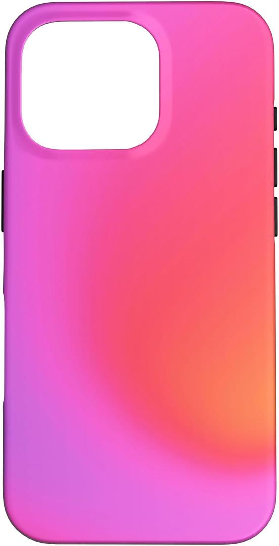 Gradient Cute Aura Aesthetic Multicolor Trendy Women Case for iPhone 16 Pro
