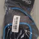 Champro Bull Rush 7-Pad Integrated Girdle Youth, Large, Charcoal With Optic Blue Trim
